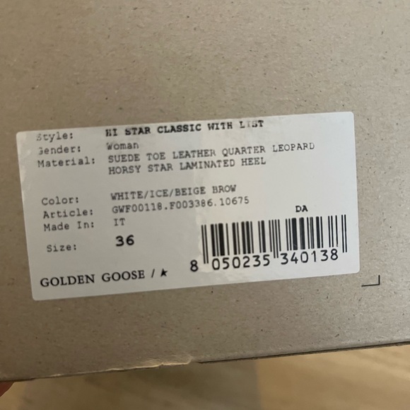 Hi Star Golden Goose size 36 shoes - Hardly Worn - Picture 9 of 9